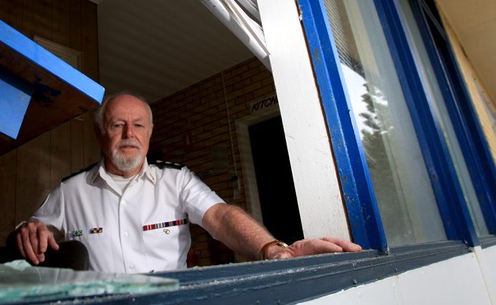 Marine rescue commander Bernie Gabriel has been recognised with the Emergency Services Medal. Marine rescue commander Bernie Gabriel has been recognised with the Emergency Services Medal.