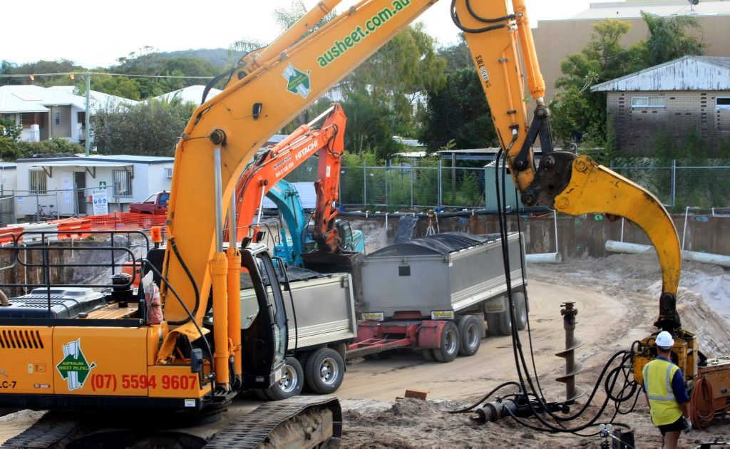 Construction is under way on a new Woolworths at Cabarita. Construction is under way on a new Woolworths at Cabarita.