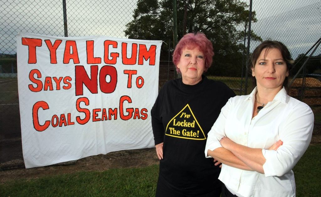 DECLARING: Julie McNamara and Michelle Rawlings at Tyalgum. DECLARING: Julie McNamara and Michelle Rawlings at Tyalgum.