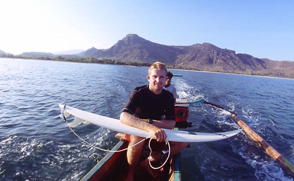 Mark Ovenden in Bali before his death. Mark Ovenden in Bali before his death.