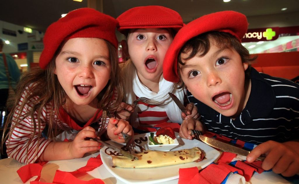 Domino Holland, Zoe Hanna and Charlie Holland enjoying a delicious French crepe at the Red Monkey Cafe in Kingscliff. Domino Holland, Zoe Hanna and Charlie Holland enjoying a delicious French crepe at the Red Monkey Cafe in Kingscliff.