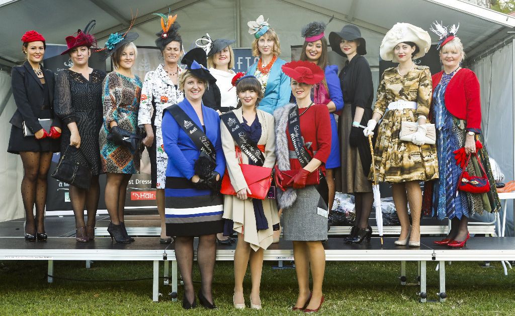 The winners and finalists for this year's Fashions competition at Ladies Day at the 2012 July Racing Carnival. The winners and finalists for this year's Fashions competition at Ladies Day at the 2012 July Racing Carnival.