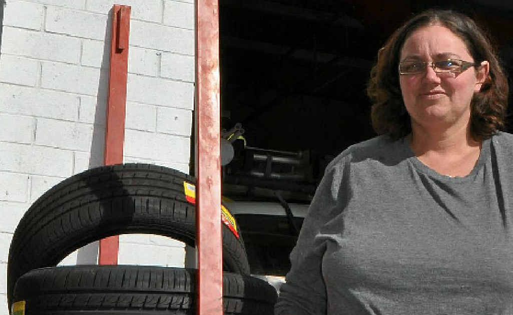 Kylie Atkinson from Eastside Tyre and Mechanical said it was rare for a car to pass a roadworthy first time round. Kylie Atkinson from Eastside Tyre and Mechanical said it was rare for a car to pass a roadworthy first time round.