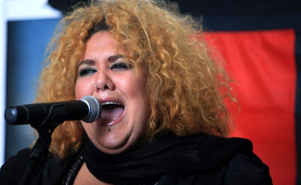 Casey Donovan performs during NAIDOC celebrations at SCU's Gold Coast campus. Casey Donovan performs during NAIDOC celebrations at SCU's Gold Coast campus.