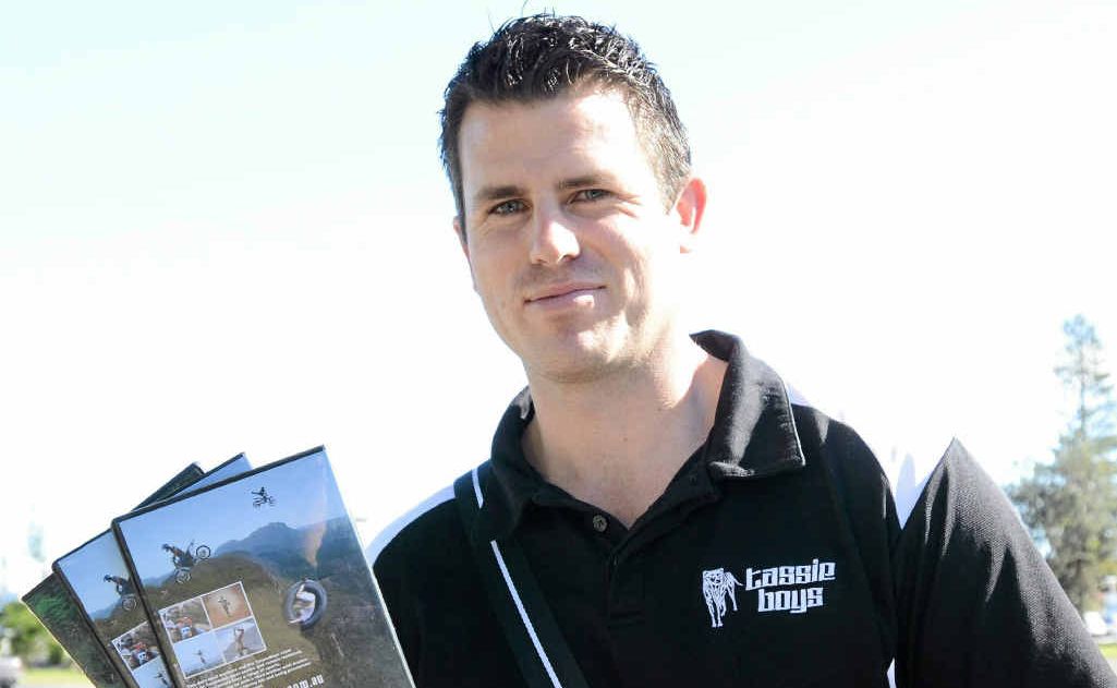 Motocross stunt rider and film-maker Levi Triffitt promotes his fundraising for autism in the Clarence Valley. Motocross stunt rider and film-maker Levi Triffitt promotes his fundraising for autism in the Clarence Valley.
