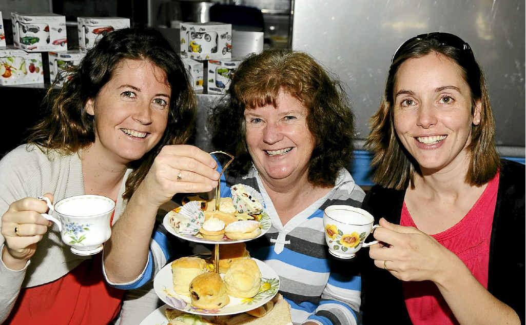 Melissa Patch, Louise Parsons and Julie Harris were at the monthly morning tea party at Ripples On The Clarence yesterday. Melissa Patch, Louise Parsons and Julie Harris were at the monthly morning tea party at Ripples On The Clarence yesterday.