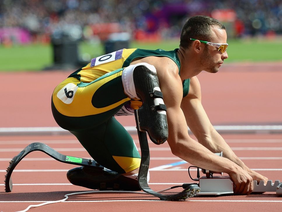 SOUTH African police have charged Olympic amputee sprint star Oscar Pistorius with the Valentine's Day murder of his glamorous model girlfriend. SOUTH African police have charged Olympic amputee sprint star Oscar Pistorius with the Valentine's Day murder of his glamorous model girlfriend.