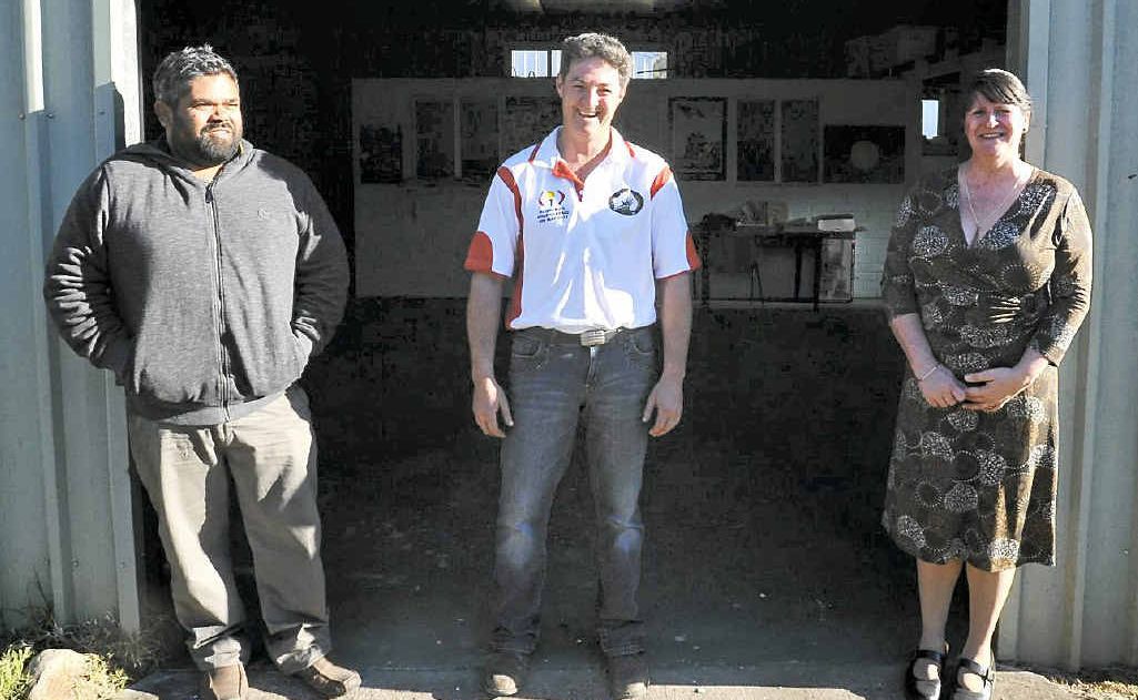 Ngerrie LALC chief executive Wes Fernando, chairman Brett Tibbett and CVYI president (by default) Ursula Tunks. Ngerrie LALC chief executive Wes Fernando, chairman Brett Tibbett and CVYI president (by default) Ursula Tunks.