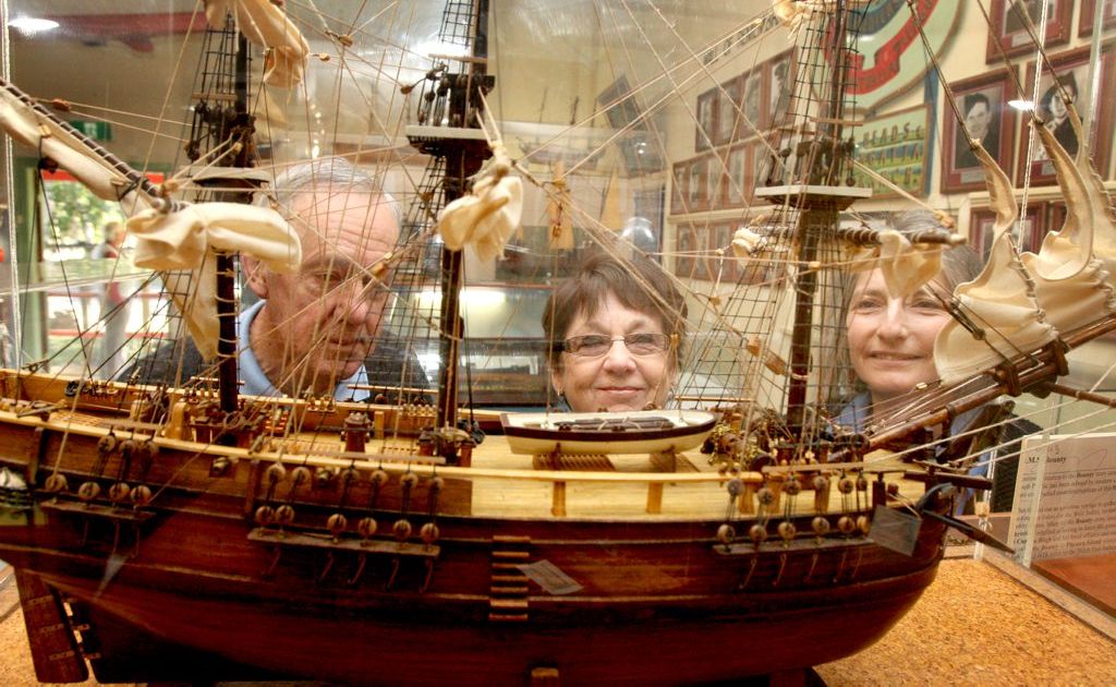 Noel Pittaway, Barbara Rachmaninoff and Carolyn Rifello(Tourism Officer) from Destination Tweed check out the Museum. Photo: Blainey Woodham / Daily News Noel Pittaway, Barbara Rachmaninoff and Carolyn Rifello(Tourism Officer) from Destination Tweed check out the Museum. Photo: Blainey Woodham / Daily News