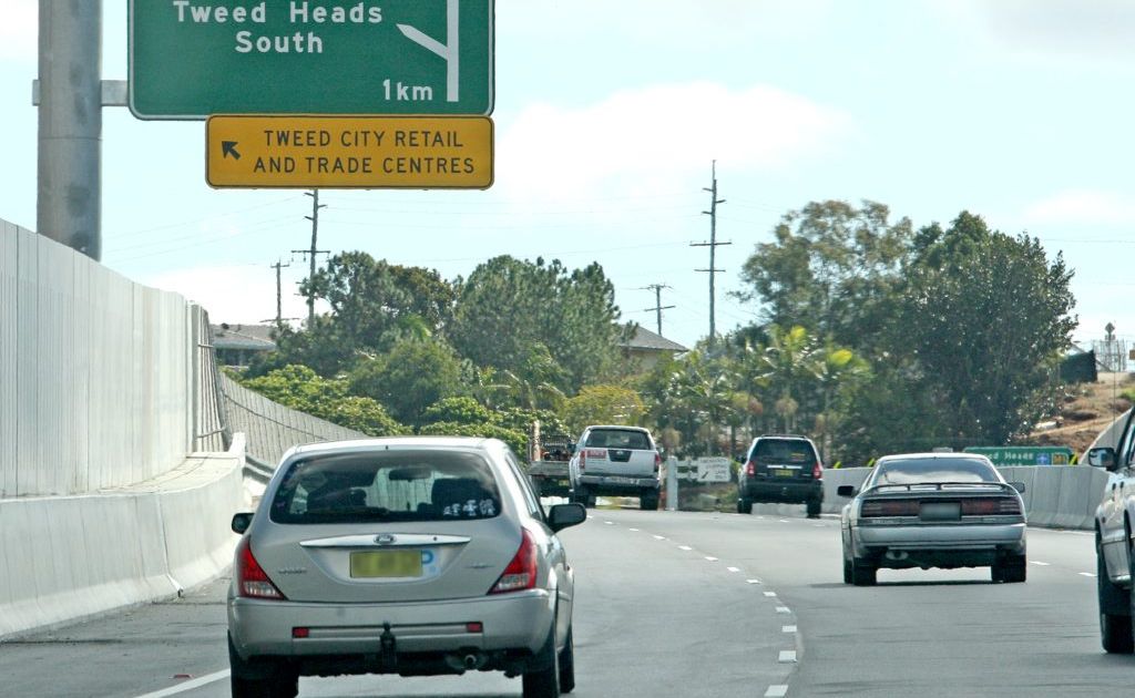 Motorists on the Pacific Hwy can no exit directly into Tweed Heads South with the opening of a new off-ramp. Motorists on the Pacific Hwy can no exit directly into Tweed Heads South with the opening of a new off-ramp.