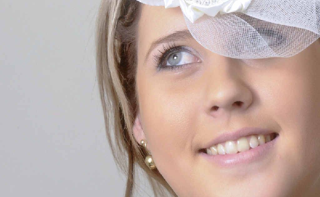 Zara Moorhead models a bridal headwear design by Virginia Hundt in preparation for tomorrow’s Wedding Expo. Zara Moorhead models a bridal headwear design by Virginia Hundt in preparation for tomorrow’s Wedding Expo.