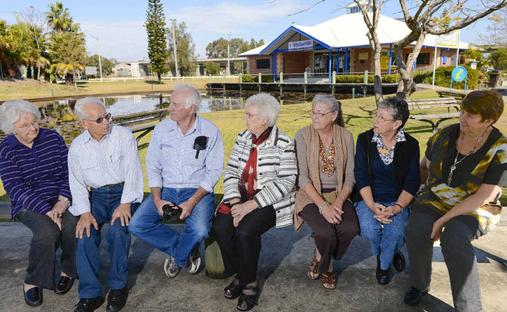 Clocktower Gallery members, from left: Haze and George Castrissios, Bernie Kenny, Joyce Campbell, Barbara Teare and Maureen O’Shea. The gallery members have been told to move out of Tourist Information Centre in South Grafton. Clocktower Gallery members, from left: Haze and George Castrissios, Bernie Kenny, Joyce Campbell, Barbara Teare and Maureen O’Shea. The gallery members have been told to move out of Tourist Information Centre in South Grafton.