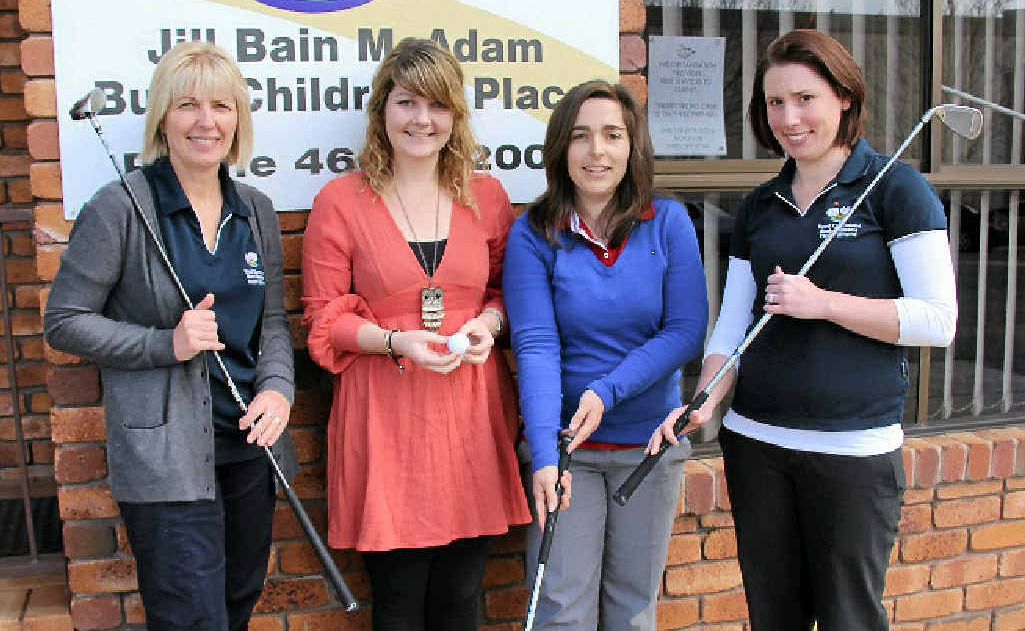 Linda Cholawinskyj, Emily Hetherington, Rebecca Wright and Helen O’Connell are looking forward to the BUSHkids Warwick Charity Golf Day. Linda Cholawinskyj, Emily Hetherington, Rebecca Wright and Helen O’Connell are looking forward to the BUSHkids Warwick Charity Golf Day.