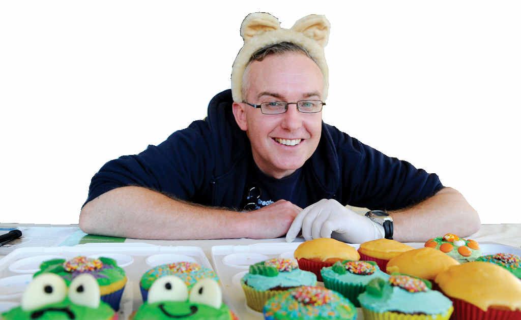 John Warrell with some of his goodies. John Warrell with some of his goodies.