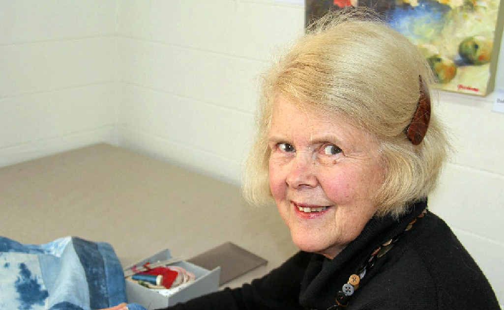 Warwick Artists Group Clare Cotton said she would have more time to work on her textile pieces thanks to the council grant. Warwick Artists Group Clare Cotton said she would have more time to work on her textile pieces thanks to the council grant.