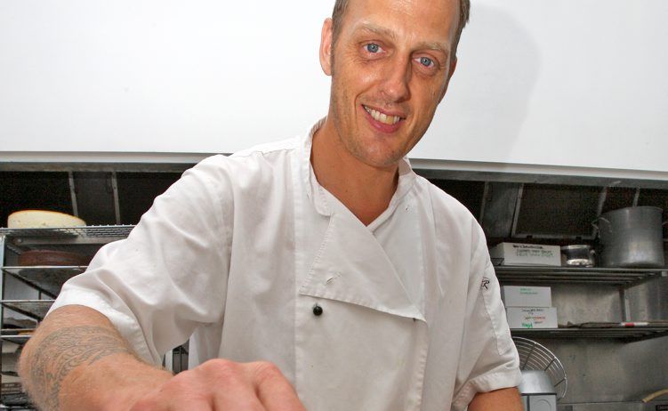Chef Georg Keml hard at work in the kitchen at South Tweed Sports Club. Chef Georg Keml hard at work in the kitchen at South Tweed Sports Club.