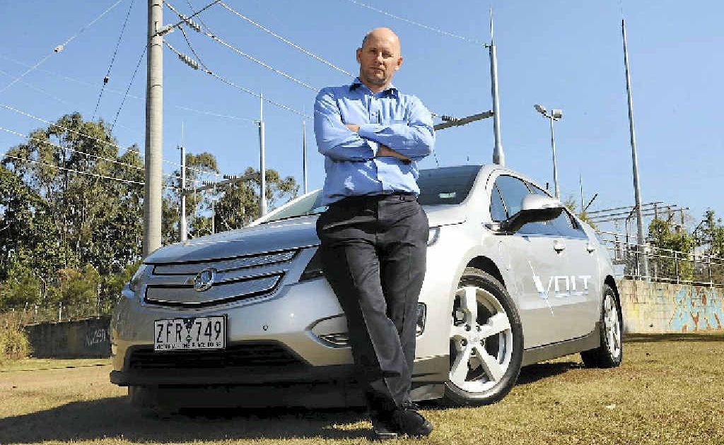 NewsMail’s Craig Cobbin test drives Holden’s new extended-range electric vehicle, the Volt. NewsMail’s Craig Cobbin test drives Holden’s new extended-range electric vehicle, the Volt.