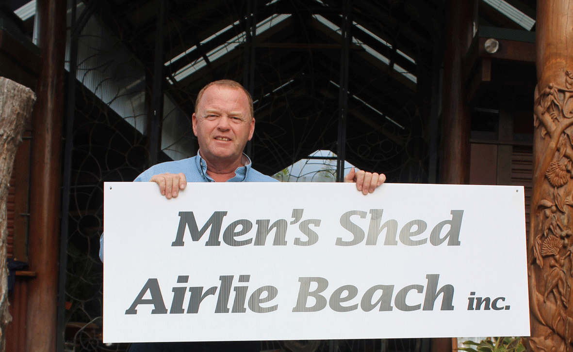AIRLIE Beach will have its own men's shed up and running by the end of the month after receiving an official endorsement from the group's national body. AIRLIE Beach will have its own men's shed up and running by the end of the month after receiving an official endorsement from the group's national body.