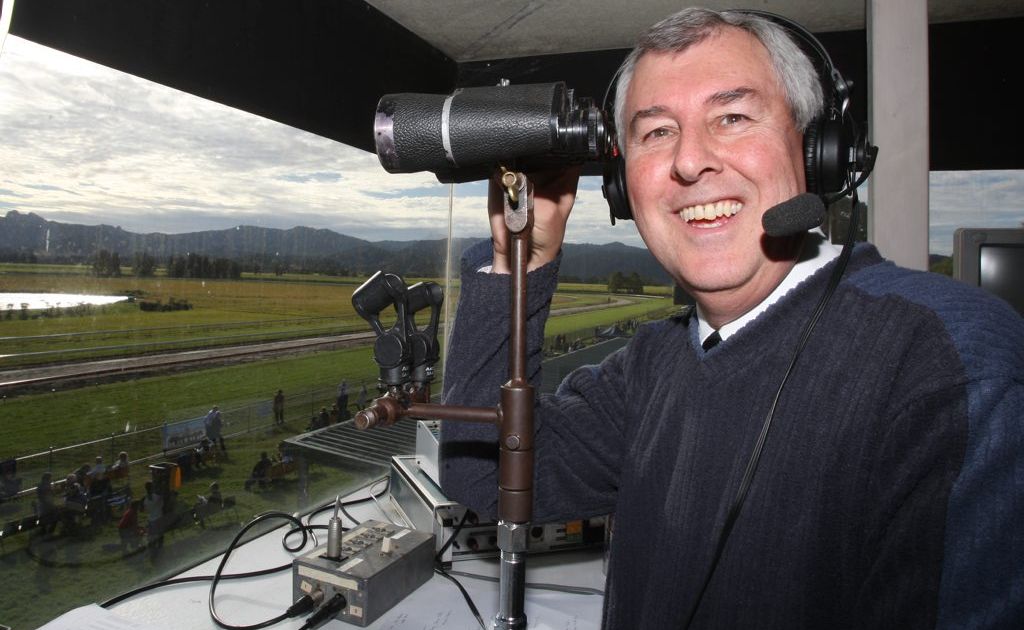 Race caller Rod Fuller. Race caller Rod Fuller.