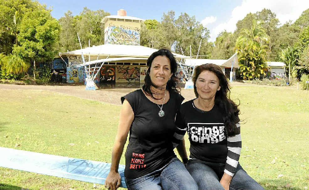 CELEBRATING YOUTH: Di Mahoney and Stephanie Sims of the Byron Youth Service celebrate their nomination as one of three finalists in The Crown Lands Crown Reserve Trust- Corporate Managers Award. CELEBRATING YOUTH: Di Mahoney and Stephanie Sims of the Byron Youth Service celebrate their nomination as one of three finalists in The Crown Lands Crown Reserve Trust- Corporate Managers Award.