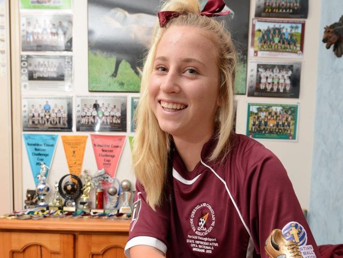 14 year old Lareena Meiklejohn has made the QLD soccer team. 14 year old Lareena Meiklejohn has made the QLD soccer team.