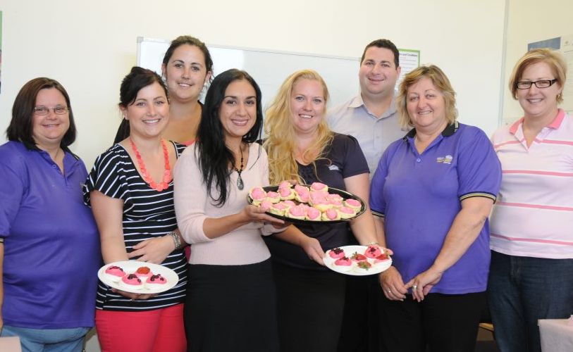 Max Employment have a pink afternoon to raise money for breast cancer research. Max Employment have a pink afternoon to raise money for breast cancer research.