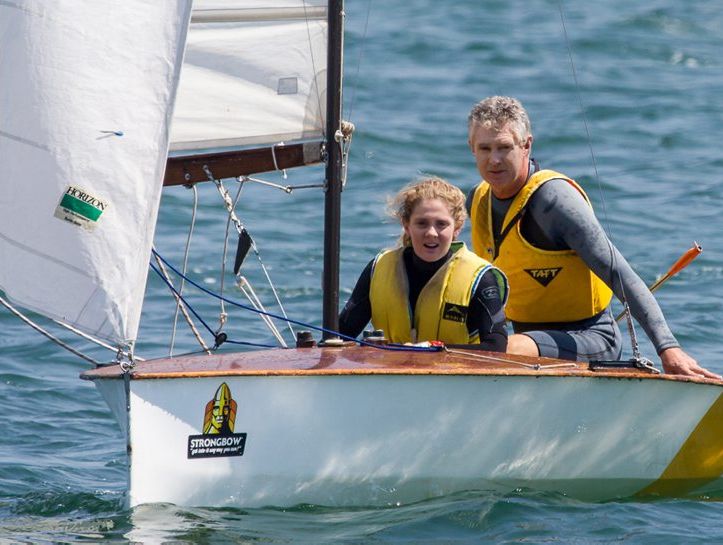 Adam Hurt and daughter Alice Hurt on NS14 "Zarzen". Adam Hurt and daughter Alice Hurt on NS14 "Zarzen".