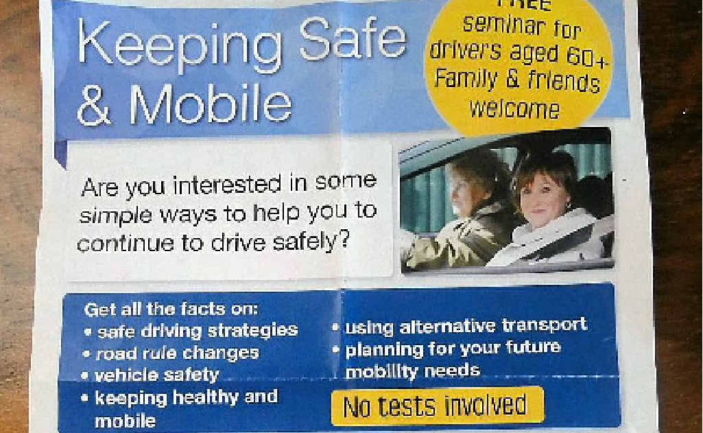 BILLBOARD BLUES: The offending Keeping Safe and Mobile notice. Photo: Graham Harsant BILLBOARD BLUES: The offending Keeping Safe and Mobile notice. Photo: Graham Harsant