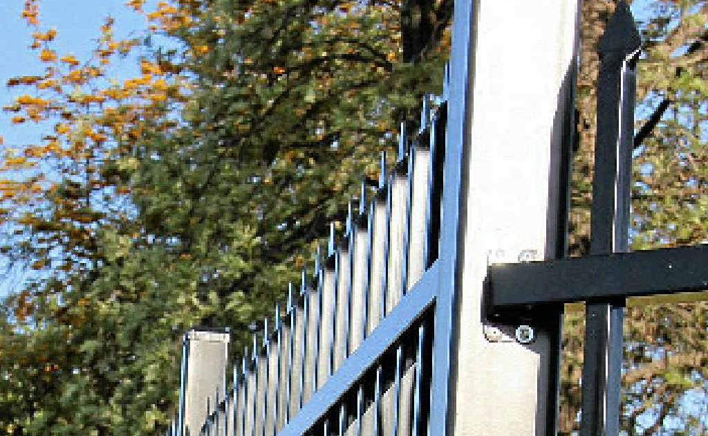 The new fence is finished outside Warwick State High Schol. The new fence is finished outside Warwick State High Schol.