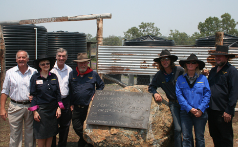 READY FOR EXPANSION: GAPDL’s CEO Glen Churchill, Carol Sandilands, Senator John Hogg, Alan Sandilands, Andrew and Kerri Clapper and Brent Sandilands celebrate the opening of their new eco-friendly waste management system. READY FOR EXPANSION: GAPDL’s CEO Glen Churchill, Carol Sandilands, Senator John Hogg, Alan Sandilands, Andrew and Kerri Clapper and Brent Sandilands celebrate the opening of their new eco-friendly waste management system.