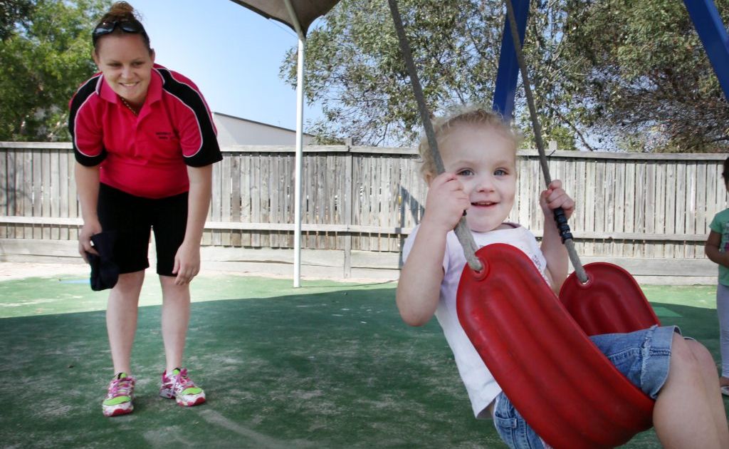 Bobbi-Lea Saul pictured with her daughter Mackenzie Southerland, 2 is expecting her second child just before the governements changes to the baby bonus. Photo: Inga Williams / The Satellite Bobbi-Lea Saul pictured with her daughter Mackenzie Southerland, 2 is expecting her second child just before the governements changes to the baby bonus. Photo: Inga Williams / The Satellite