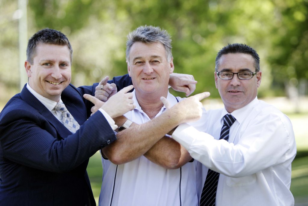 Commerce Caboolture president Robert Pitt, CBEC manager Geoff McKenzie and CBD Traders president Brandt King will raise awareness and funds for Movember. Commerce Caboolture president Robert Pitt, CBEC manager Geoff McKenzie and CBD Traders president Brandt King will raise awareness and funds for Movember.