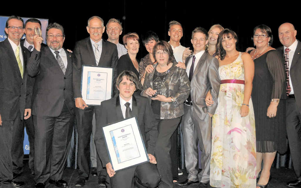 TOP CLUB: Members of Ballina Lighthouse and Lismore Surf Lifesaving Club celebrate after the club was named Surf Life Saving Australia’s Club of the Year. TOP CLUB: Members of Ballina Lighthouse and Lismore Surf Lifesaving Club celebrate after the club was named Surf Life Saving Australia’s Club of the Year.