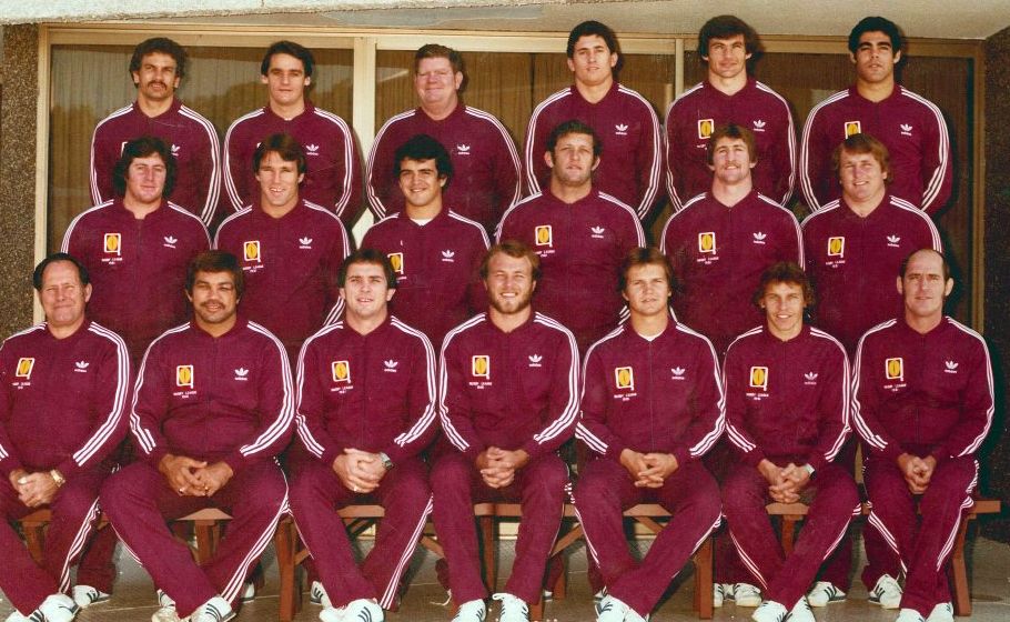 FAMILY MAN: Daryl Gatley (third from left back row) with the 1981 Maroons. Photo: Contributed FAMILY MAN: Daryl Gatley (third from left back row) with the 1981 Maroons. Photo: Contributed