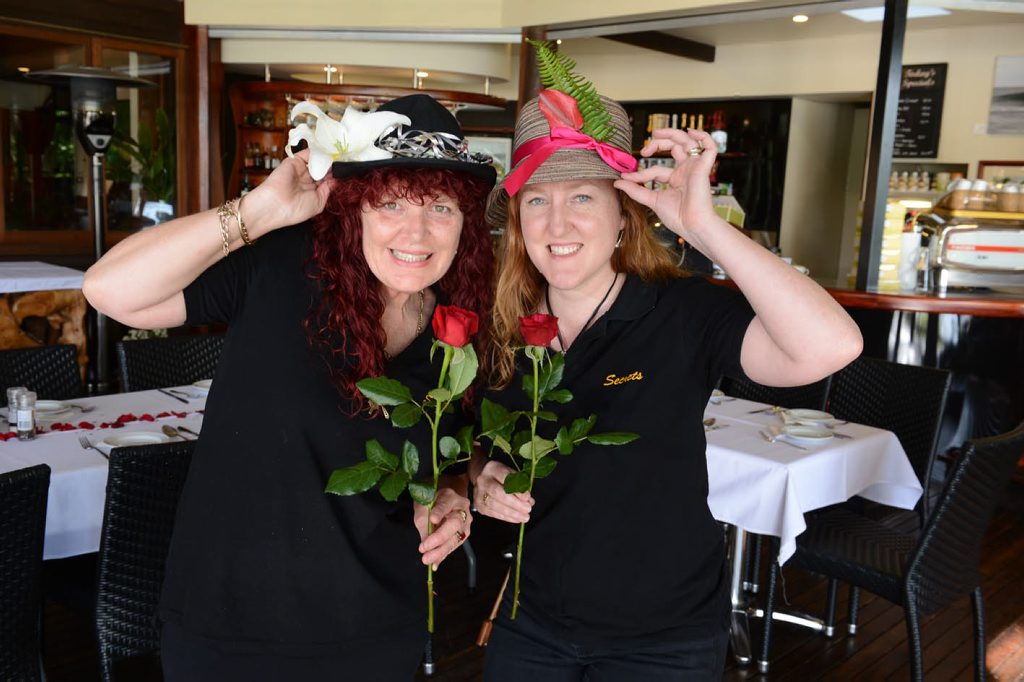 Julie Roser and Debbie Blackley get ready for the Melbourne Cup Luncheon at Secrets on the Lake. Julie Roser and Debbie Blackley get ready for the Melbourne Cup Luncheon at Secrets on the Lake.