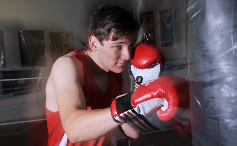 UPPER CUT: Boxer Paul Kovacs training hard. Photo: Scottie Simmonds / NewsMail UPPER CUT: Boxer Paul Kovacs training hard. Photo: Scottie Simmonds / NewsMail