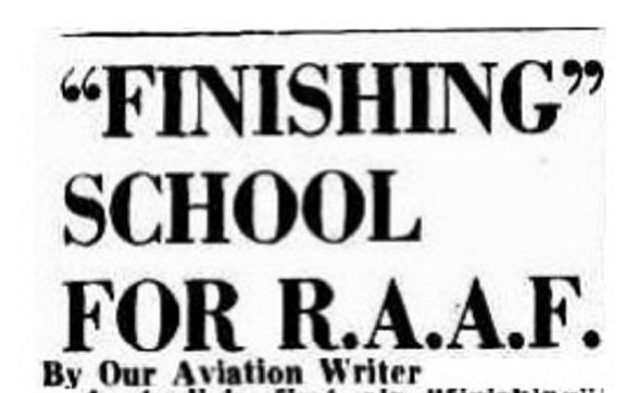 The formation of the No1 Bombing and Gunnery School at the Evans Head Aerodrome is announced in Brisbane's The Courier-Mail newspaper on September 28, 1940. Photo Contributed The formation of the No1 Bombing and Gunnery School at the Evans Head Aerodrome is announced in Brisbane's The Courier-Mail newspaper on September 28, 1940. Photo Contributed