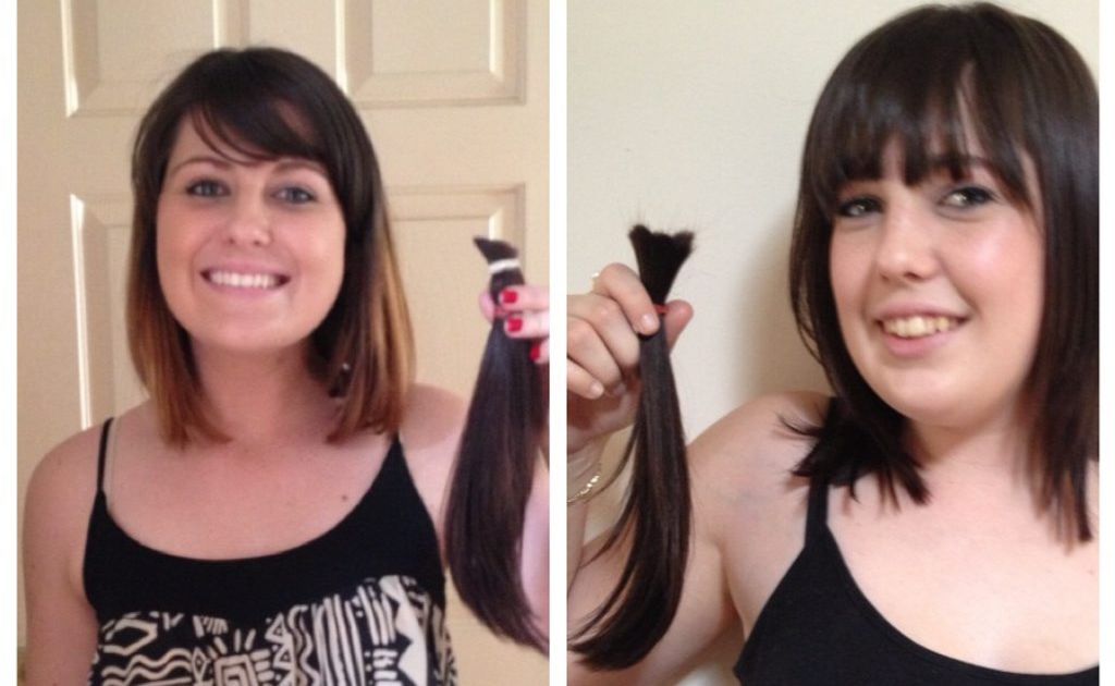 HAIRY CUTS: Jess Fernance (left) and her sister Steph Dennis show off the hair they had cut for charity. Photo contributed. HAIRY CUTS: Jess Fernance (left) and her sister Steph Dennis show off the hair they had cut for charity. Photo contributed.