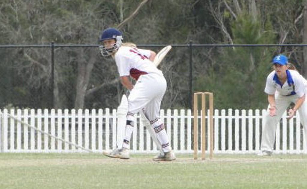 Carly Leeson playing cricket for NSW Country against City Metro last month. Carly Leeson playing cricket for NSW Country against City Metro last month.