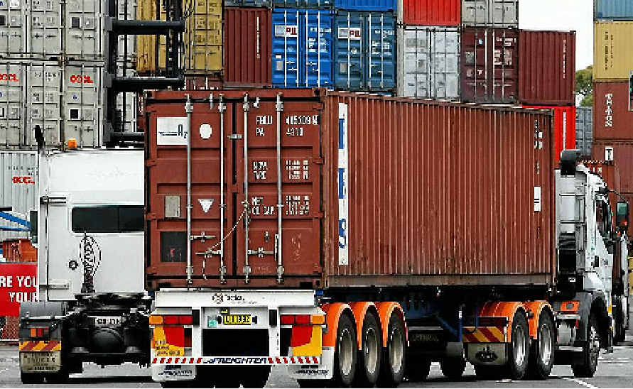 NEW LEVY: Container trucks arrive at Port Botany’s maritime dock, a new bill will see the port privatised and a levy on drivers. NEW LEVY: Container trucks arrive at Port Botany’s maritime dock, a new bill will see the port privatised and a levy on drivers.