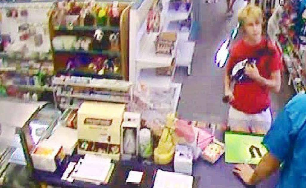 WANTED: The attempted armed robbery was caught on CCTV at the Leichhardt Caltex. WANTED: The attempted armed robbery was caught on CCTV at the Leichhardt Caltex.