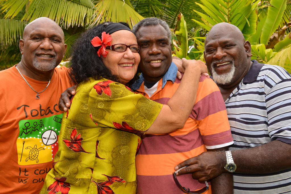 FAMILY: Salwyn Johnson Senior, Jane Smith, Fredrick Abel and Kel Nagas Senior are overwhelmed with emotion after they were reunited after 28 years.
Photo: Scottie Simmonds / NewsMail FAMILY: Salwyn Johnson Senior, Jane Smith, Fredrick Abel and Kel Nagas Senior are overwhelmed with emotion after they were reunited after 28 years.
Photo: Scottie Simmonds / NewsMail