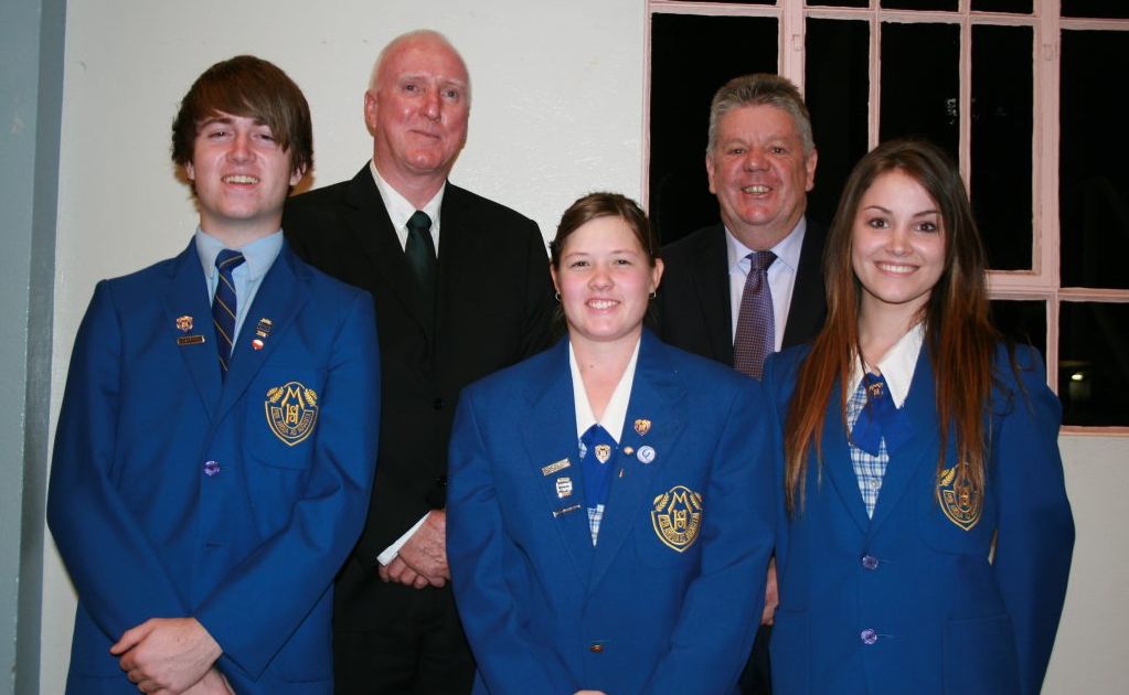 SPECIAL GUESTS: Bob Rutten and Wayne Kratzmann with the chairpersons Jesse Paech, Sarah Jensen and Rhiannon Kapernick. SPECIAL GUESTS: Bob Rutten and Wayne Kratzmann with the chairpersons Jesse Paech, Sarah Jensen and Rhiannon Kapernick.