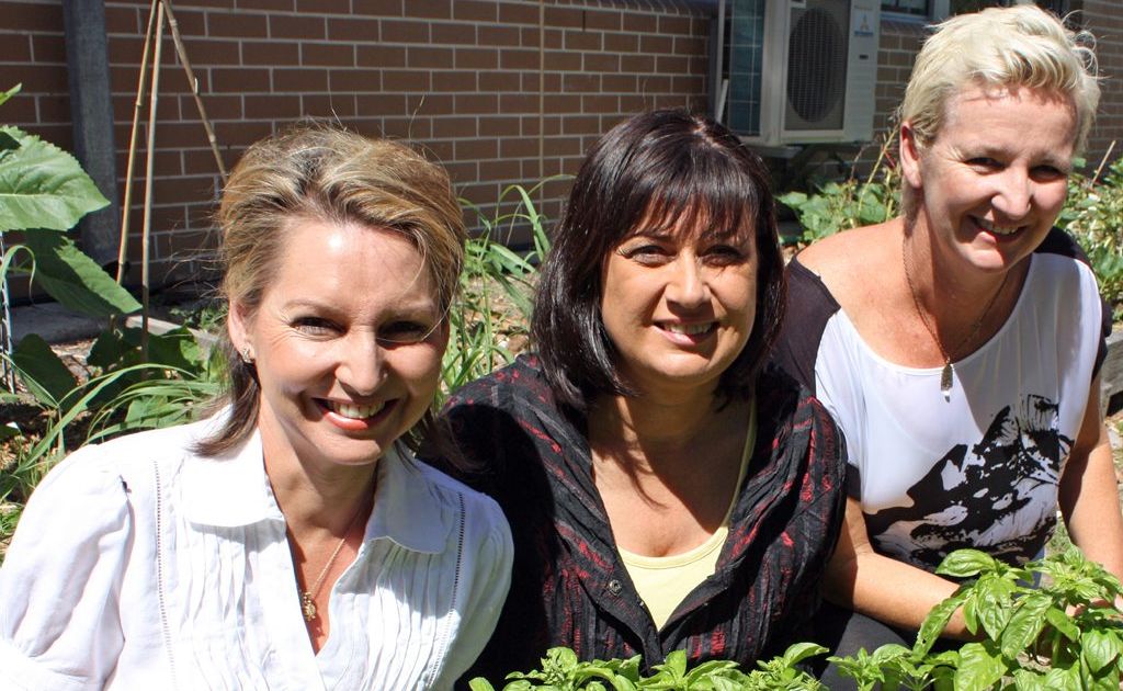 Local MP Justine Elliot (centre) visited Cabarita Community Garden this week and met with organiser Karen Anderson (left) and school principal Cath Lalor (right). Photo: Contributed Local MP Justine Elliot (centre) visited Cabarita Community Garden this week and met with organiser Karen Anderson (left) and school principal Cath Lalor (right). Photo: Contributed