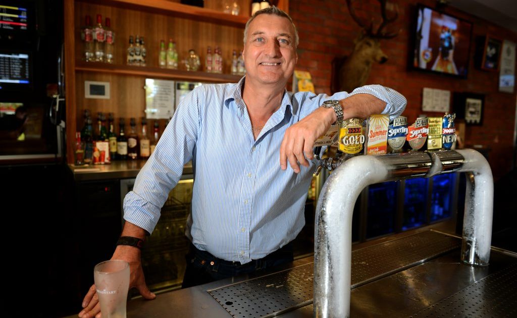Mick Fabris at Coolangatta Sands Hotel says schoolies aren't the target crowd. Mick Fabris at Coolangatta Sands Hotel says schoolies aren't the target crowd.
