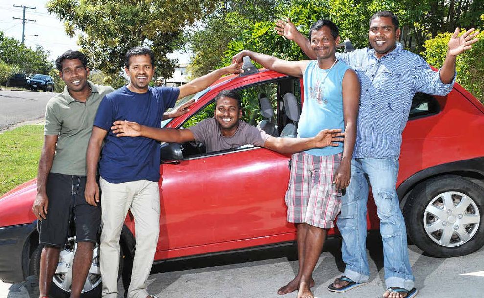 ON A ROLL: The church community in Goodna has banded together to buy a car for a group of Sri Lankan asylum seekers. ON A ROLL: The church community in Goodna has banded together to buy a car for a group of Sri Lankan asylum seekers.