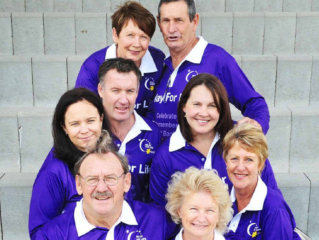 RUNNING TOGETHER: Rolly and Tarana Cruice, Heidi Turner and Lin Waters, Steve and Sonya Humphries, Jan and Nev Turner. RUNNING TOGETHER: Rolly and Tarana Cruice, Heidi Turner and Lin Waters, Steve and Sonya Humphries, Jan and Nev Turner.