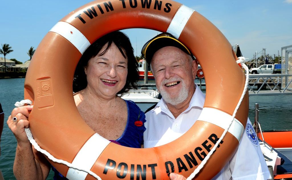 The Lions Club has donated money to Point Danger Marine Rescue. Pictured are Patricia Cummins and Bernie Gabriel. Photo: John Gass / Daily News The Lions Club has donated money to Point Danger Marine Rescue. Pictured are Patricia Cummins and Bernie Gabriel. Photo: John Gass / Daily News