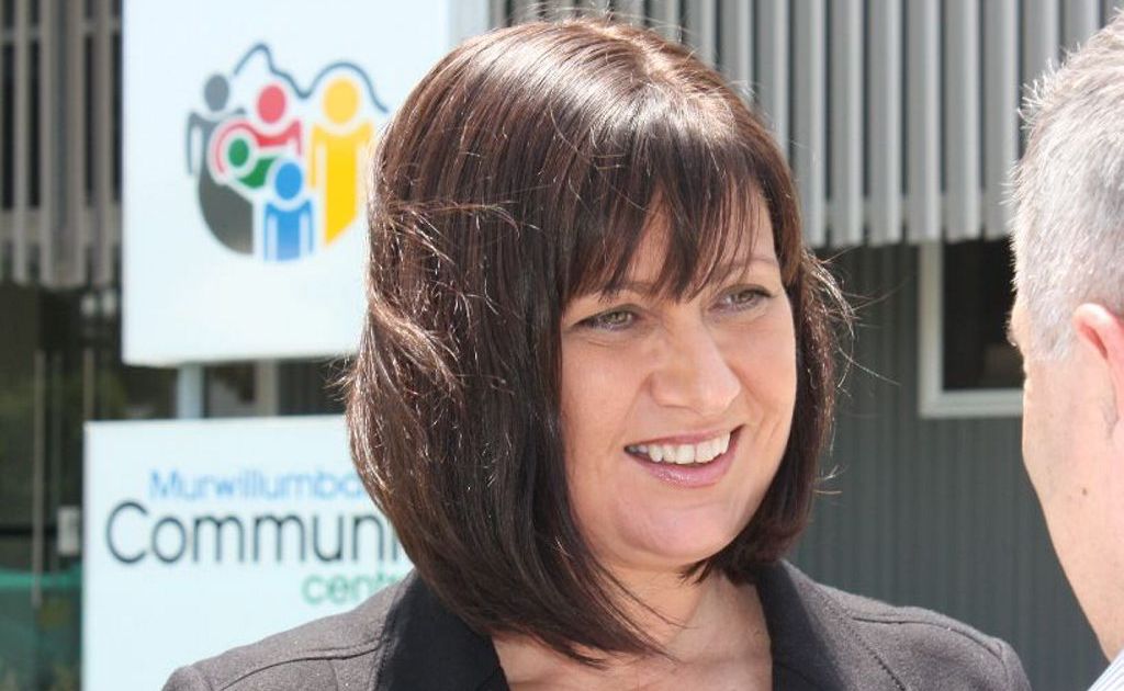 Justine Elliot, outside the new Murwillumbah Community Centre, which will be opened this weekend. Justine Elliot, outside the new Murwillumbah Community Centre, which will be opened this weekend.