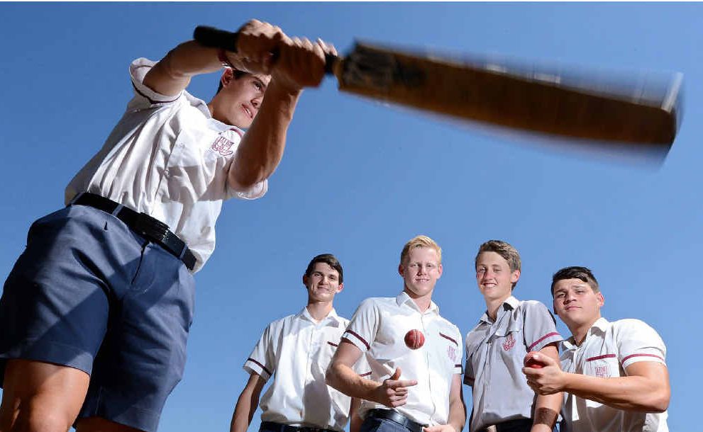 Sam Fellows, Brent Potbury, Charlie Davies, Justin Dawes and Carlin Anderson were part of the state title-winning Met West cricket team. Sam Fellows, Brent Potbury, Charlie Davies, Justin Dawes and Carlin Anderson were part of the state title-winning Met West cricket team.